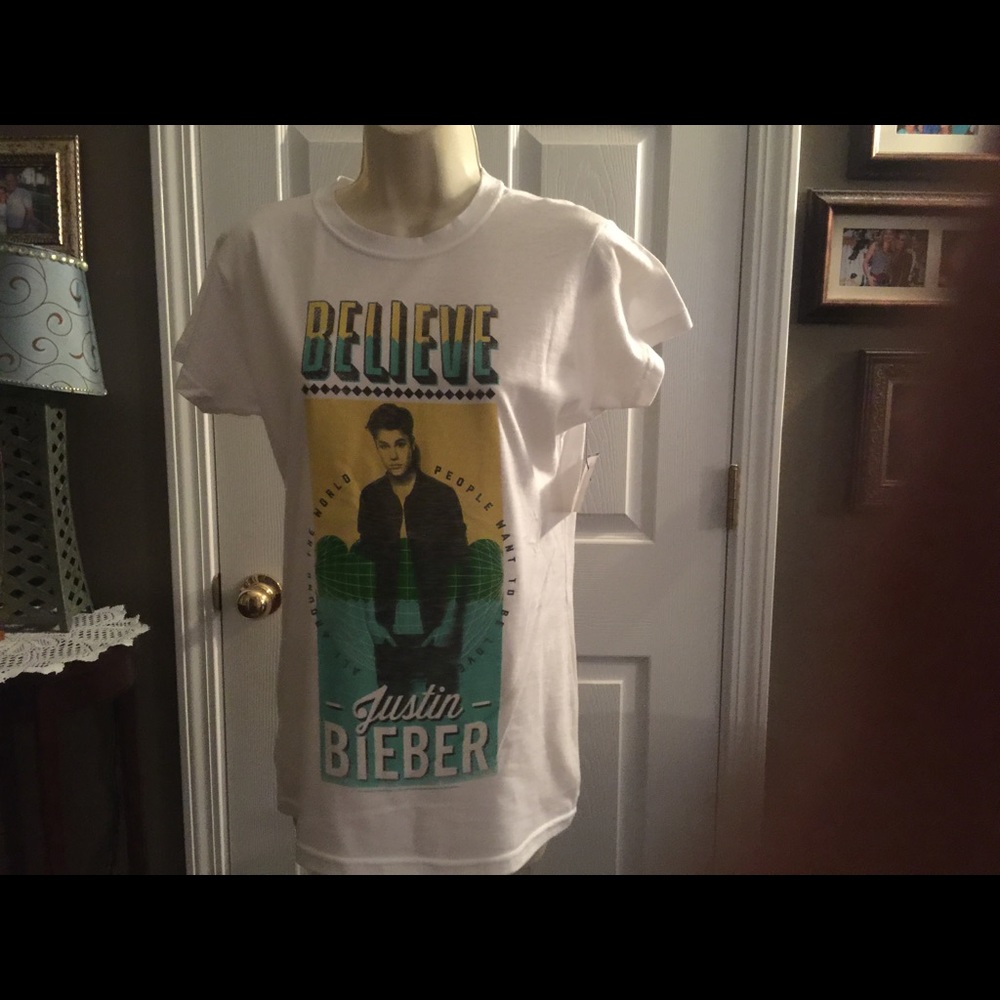 Women's fit Justin Beiber Believe Tour Shirt