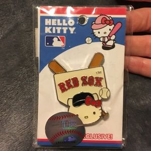 MLB Hello Kitty Boston Red Sox Pin