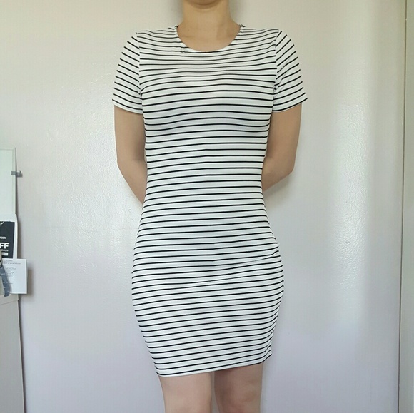 Striped Mini Dress - Picture 1 of 2