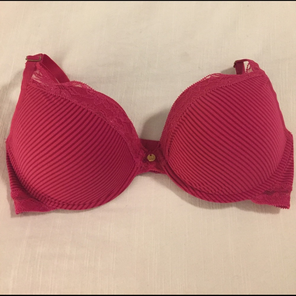 Natori Mod Low-Cut Plunge Push-up Bra