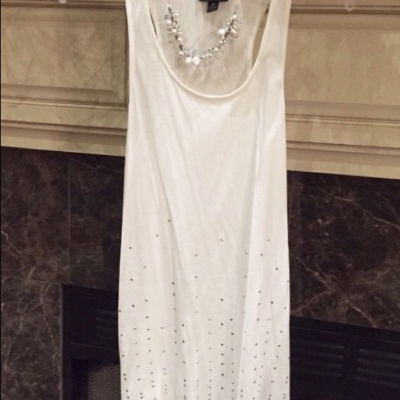 Mossimo Supply Co. Tops - Long white dressy tank, new w/o tags