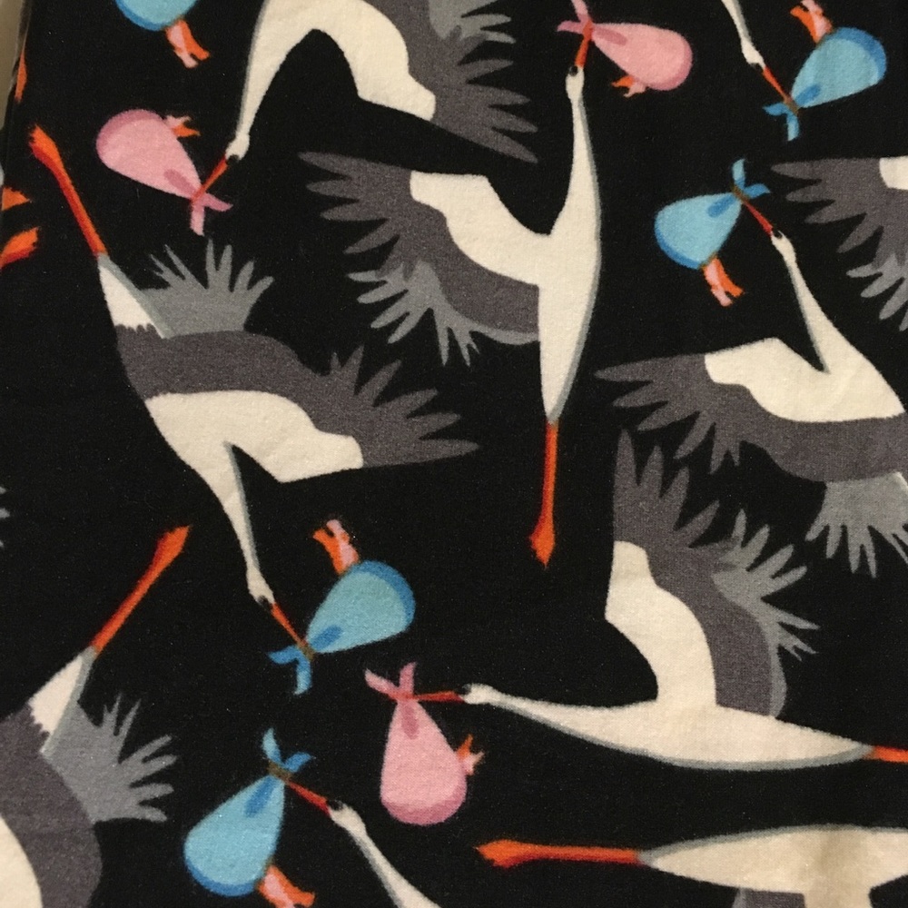 STORKS LuLaRoe OS stork leggings NEW 💕Storks💙🦄