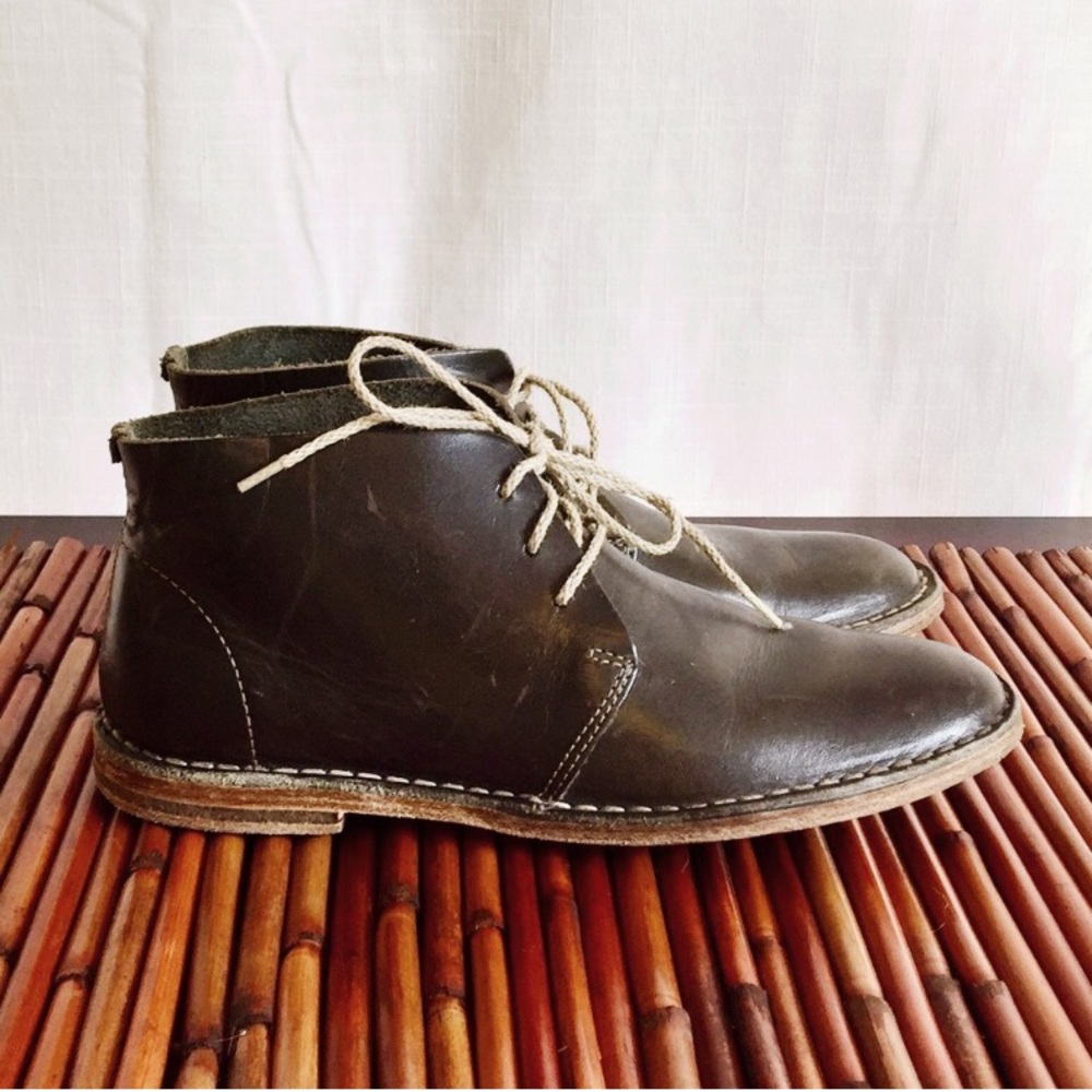 Cole Rood & Haan Jane chukka boot 5 dark olive
