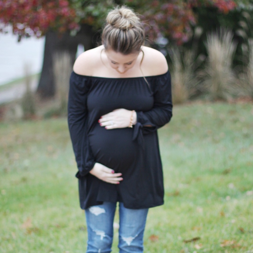 Off the Shoulder Tunic (can be maternity!)