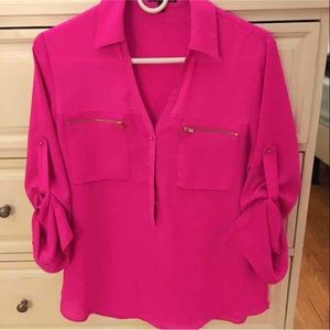 Hot Pink Express Blouse