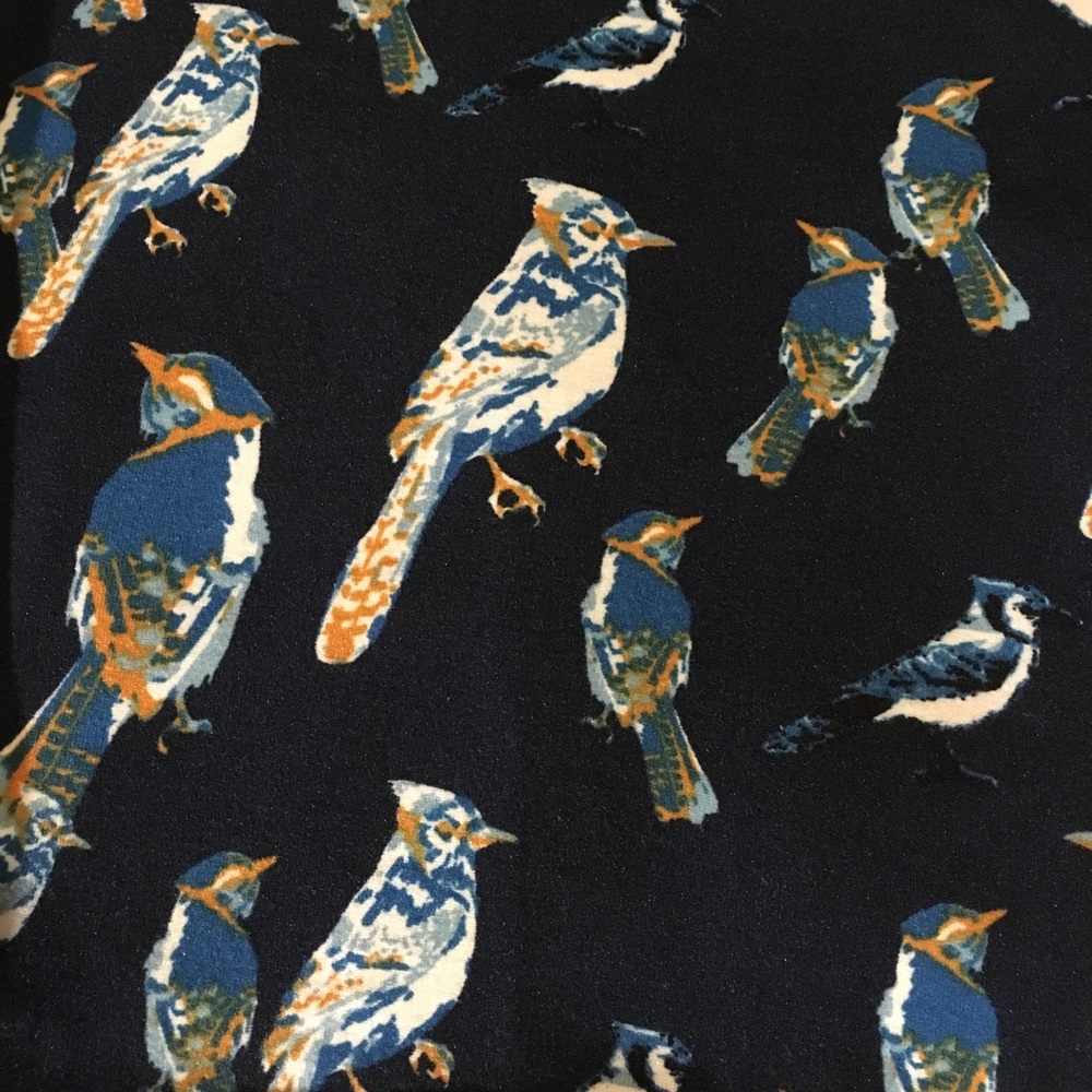 Beautiful 💙 blue birds TC LuLaRoe leggings. NEW❤️