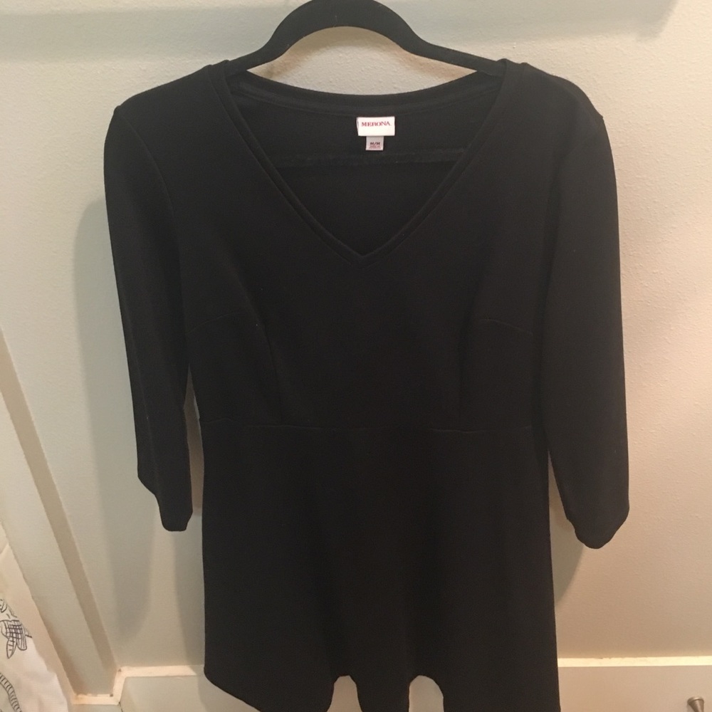 Merona black v neck dress!
