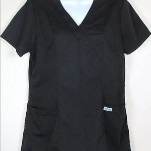 Greys anatomy black top black size small