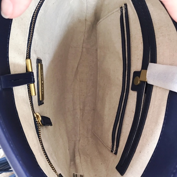 ⚡️FLASH SALE⚡️Tory Burch Woven Leather Fringe Hobo - Picture 8 of 8