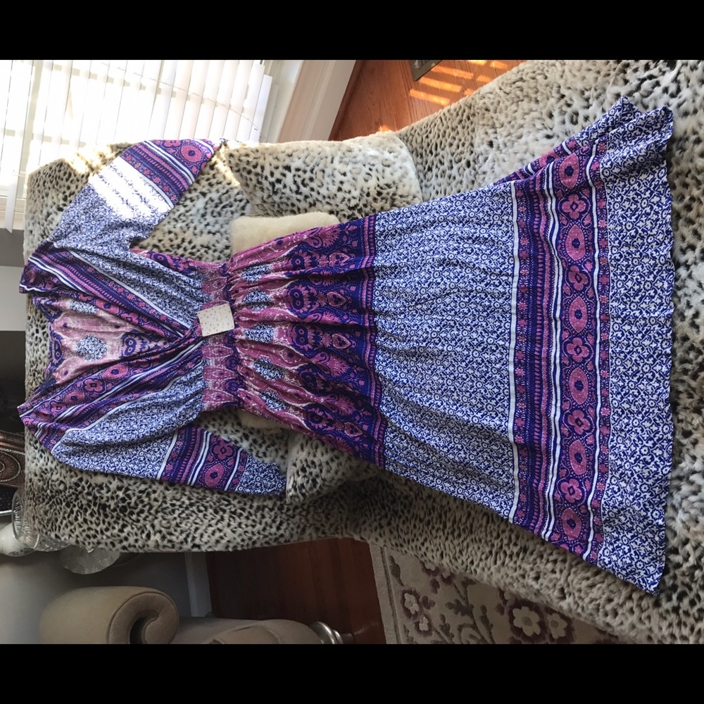 NWT Free People She's a Lady Dress  in Purple - Picture 8 of 8