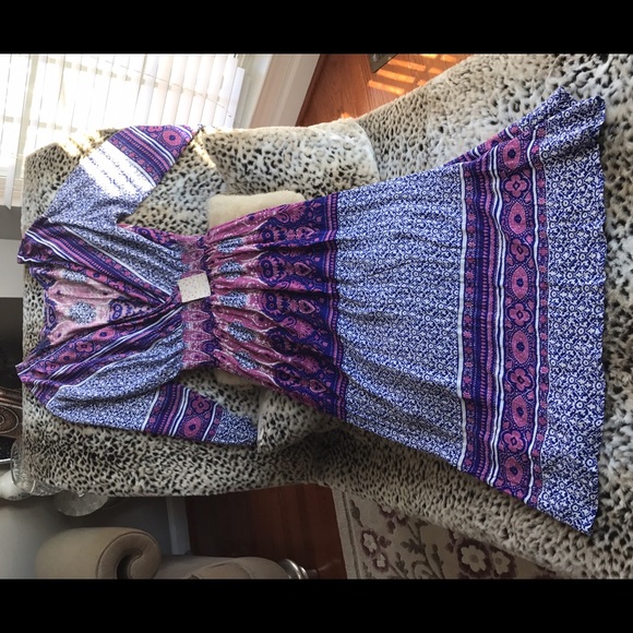 NWT Free People She's a Lady Dress in Purple - Picture 8 of 8