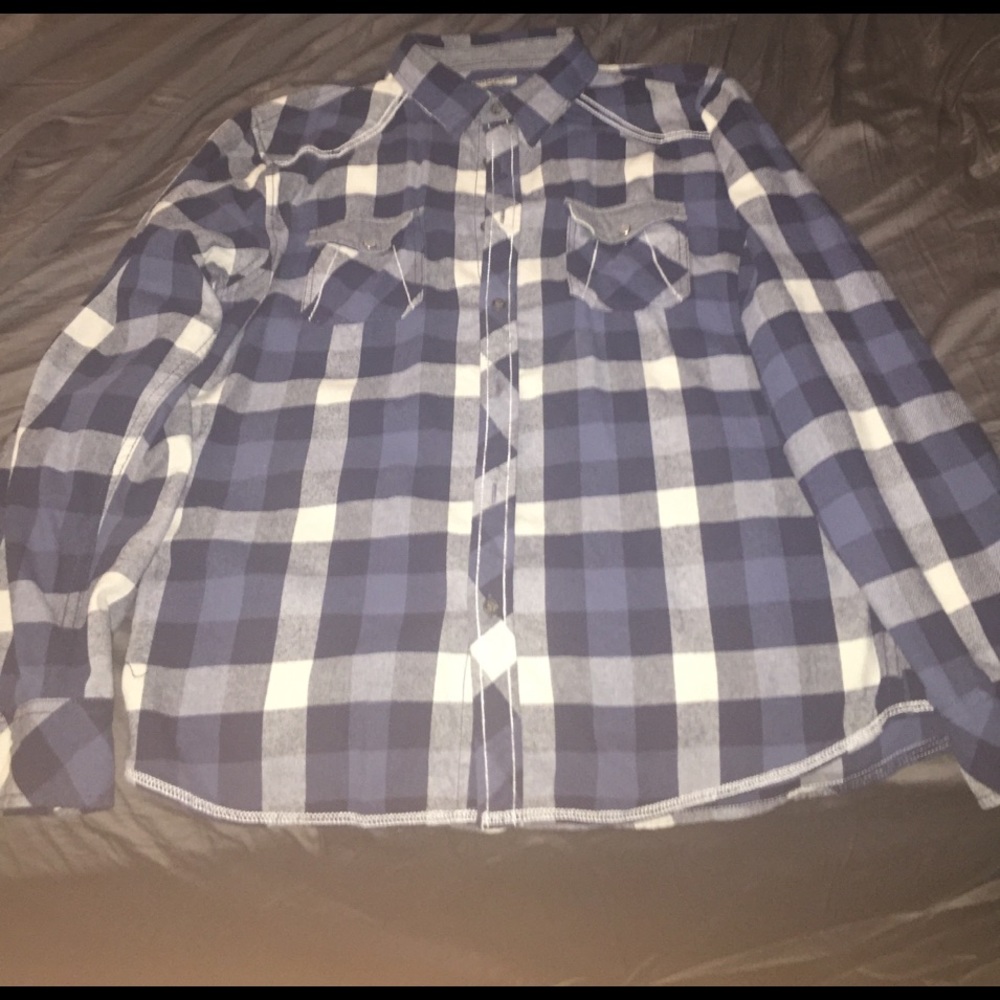 Blue flannel