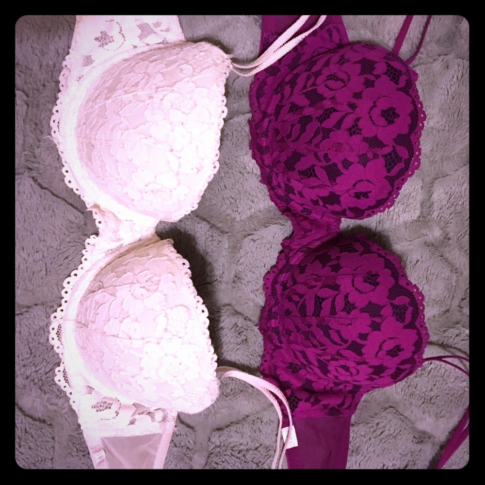 Two Victoria's Secret PINK 34B bras set