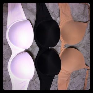 Three Victoria's Secret PINK 34B bras bundle