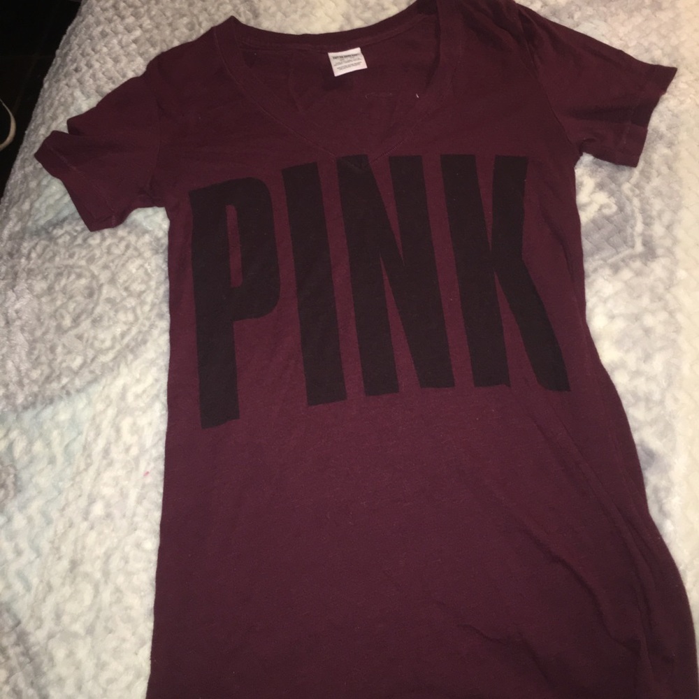 Pink V neck SOLD✂️