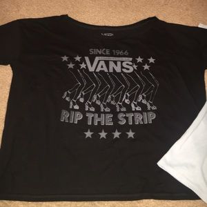 Vans Cropped Oversized Tee