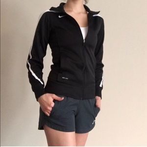Black Nike Dry fit full zip