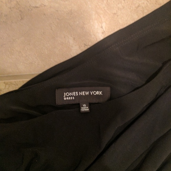Jones New York black one shoulder dress - Picture 5 of 5