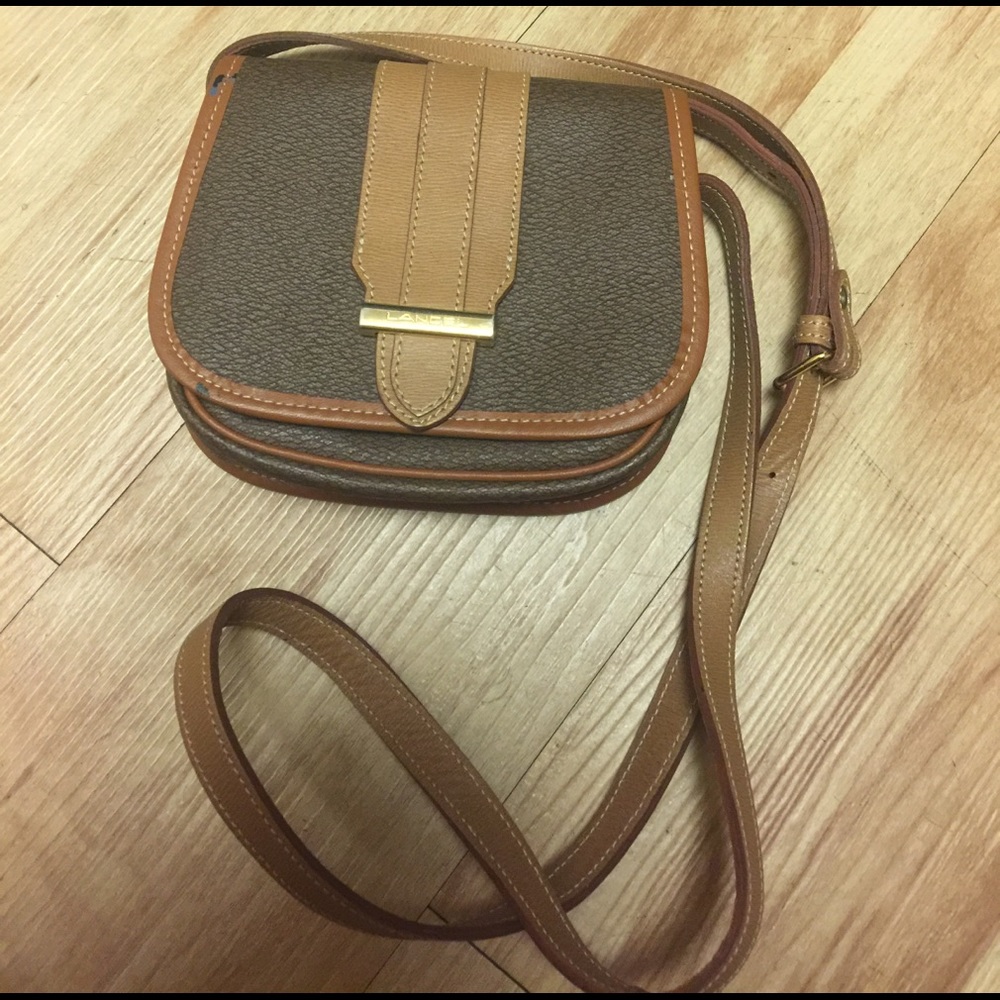 Vintage lancel mini crossbody bag