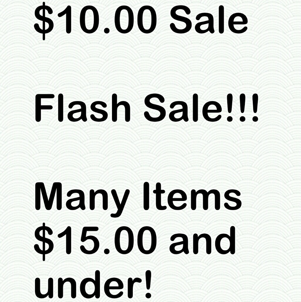 $ 10.00 Sale!!!