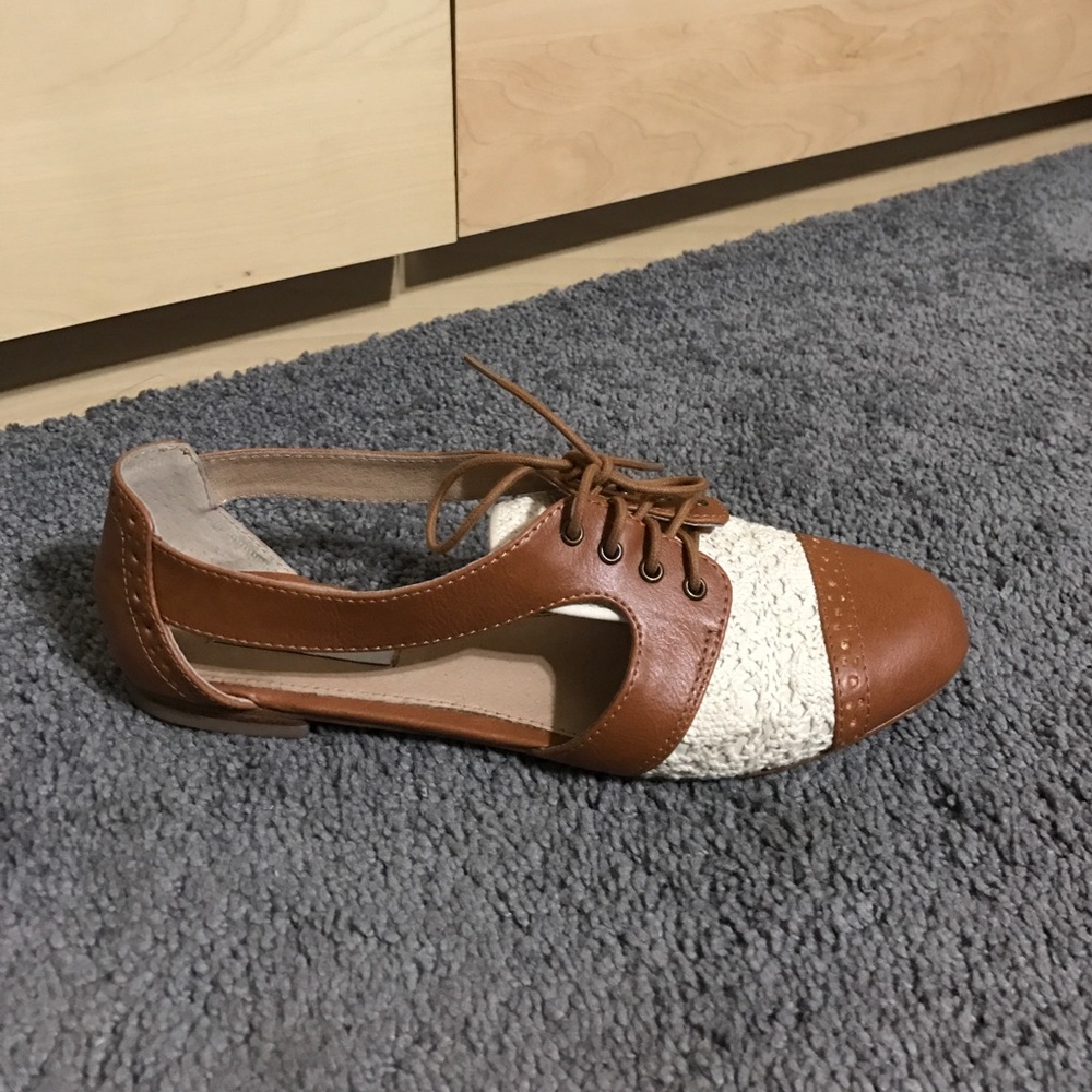 Steve Madden Cori Cognac Flats