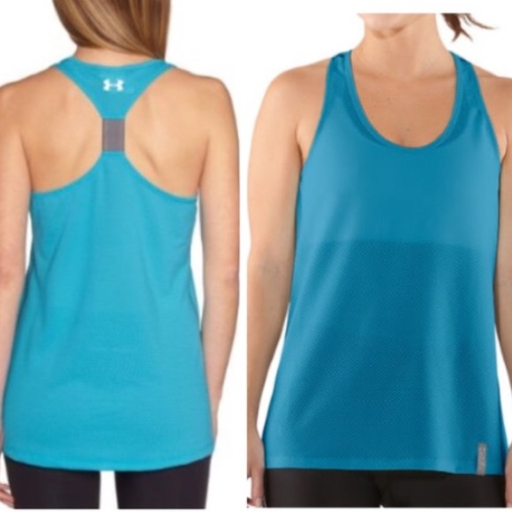 Under Armour Turquoise Mesh Tank