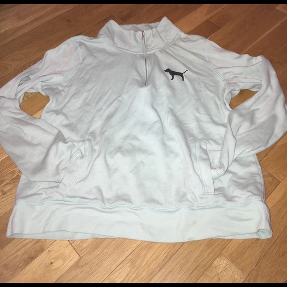 PINK Victoria's Secret Tops - PINK Victoria's Secret half zip sweater