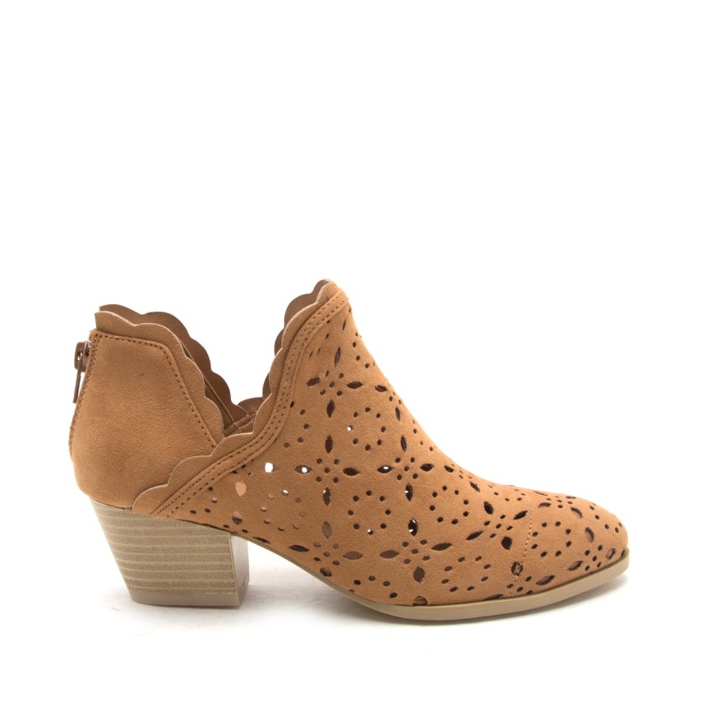 🆕 Spring Arrival! Cutout Stacked Heel Bootie