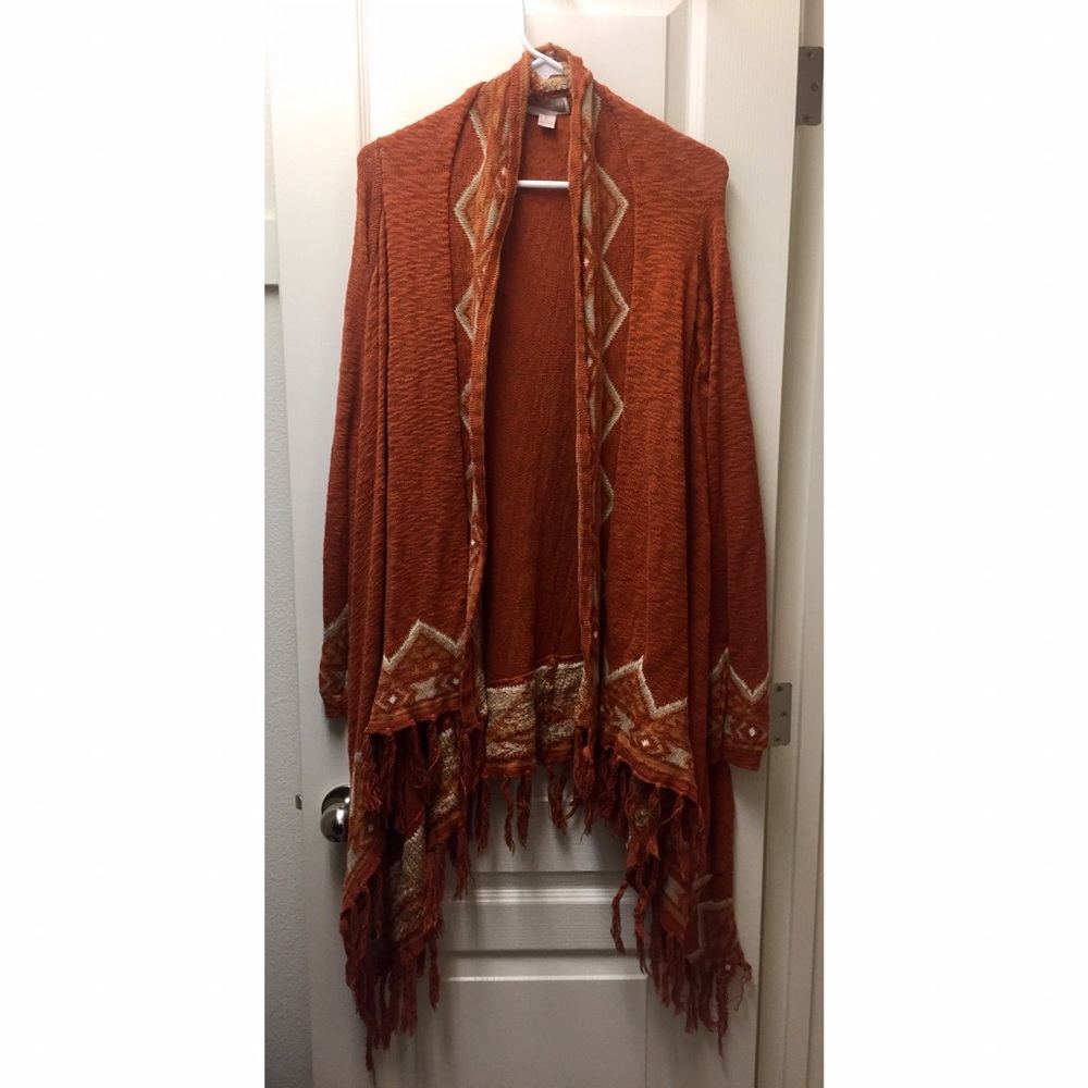 Southwestern Fringe Cardigan