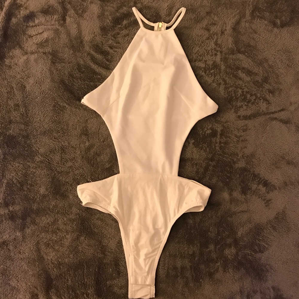 White, sexy bodysuit