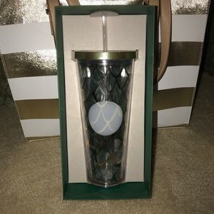 Starbucks mermaid golden scales tumbler nwt - one