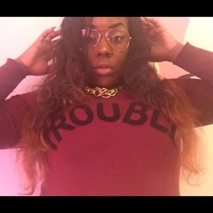 "Trouble" Sweater