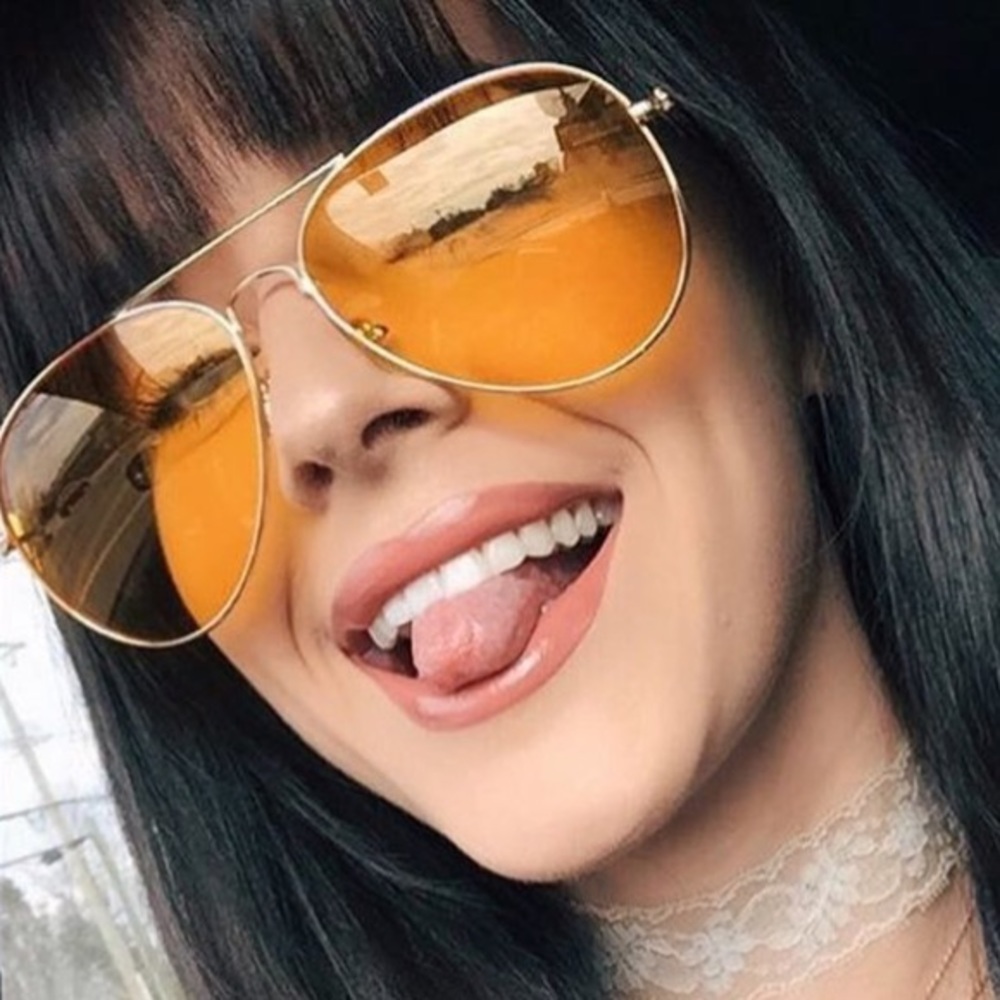 orange aviators
