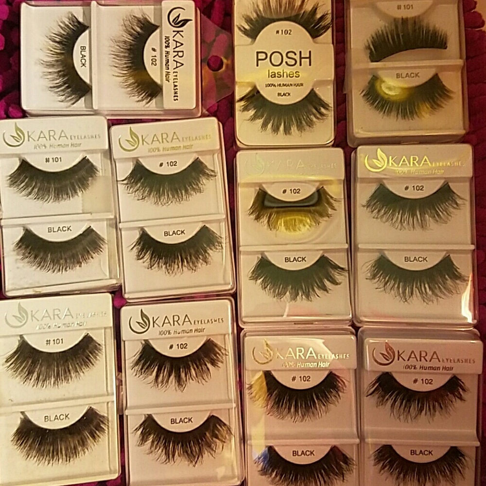 11 Human Hair Eyelashes