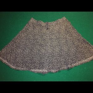 Button down mini skirt