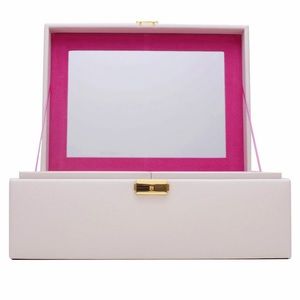 WOLF Large Saffiano Leather Jewelry Box