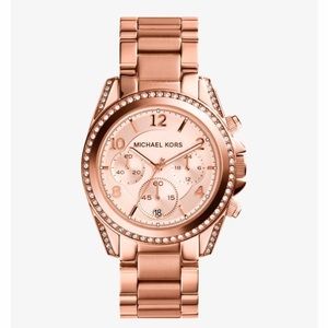 Michael Kors Blair Rose Gold Chronograph Watch