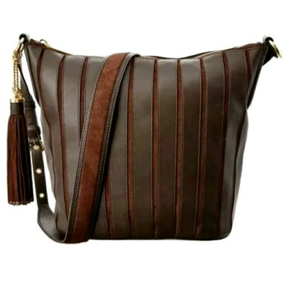 Michael kors Brooklyn applique LG leather duffle