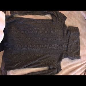 Socialite off shoulder sweater