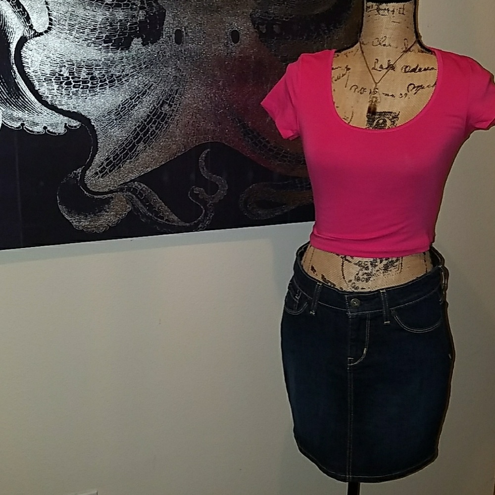 Denizen Levi's Denim Mini Skirt