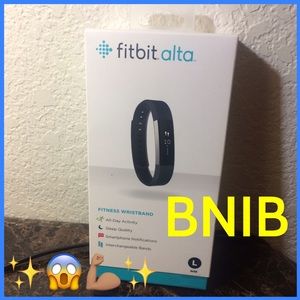 😱✨ Fitbit Alta UNOPENED STEEL/BLACK - LARGE