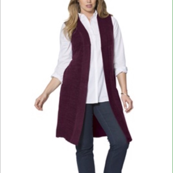 🆕Plus size Sleeveless black Cardigan  SIZE: 14/16 - Picture 3 of 3