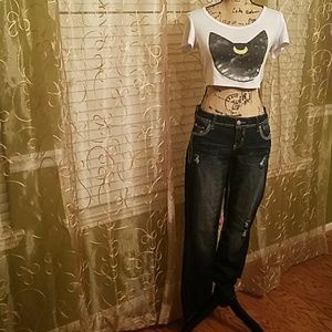 Distressed Skinny Jeans