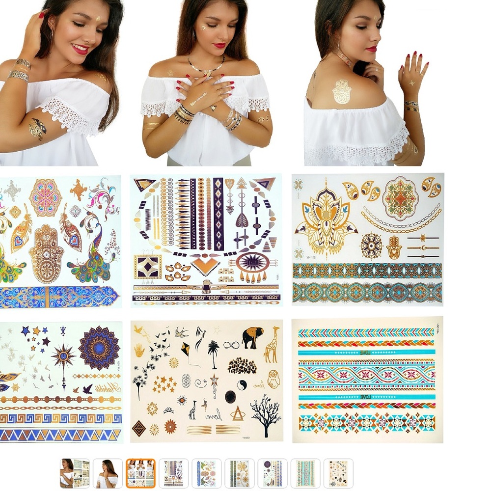 💓Soooo Many Temporary Included💓3 Day Tattoos💗 - Picture 2 of 8