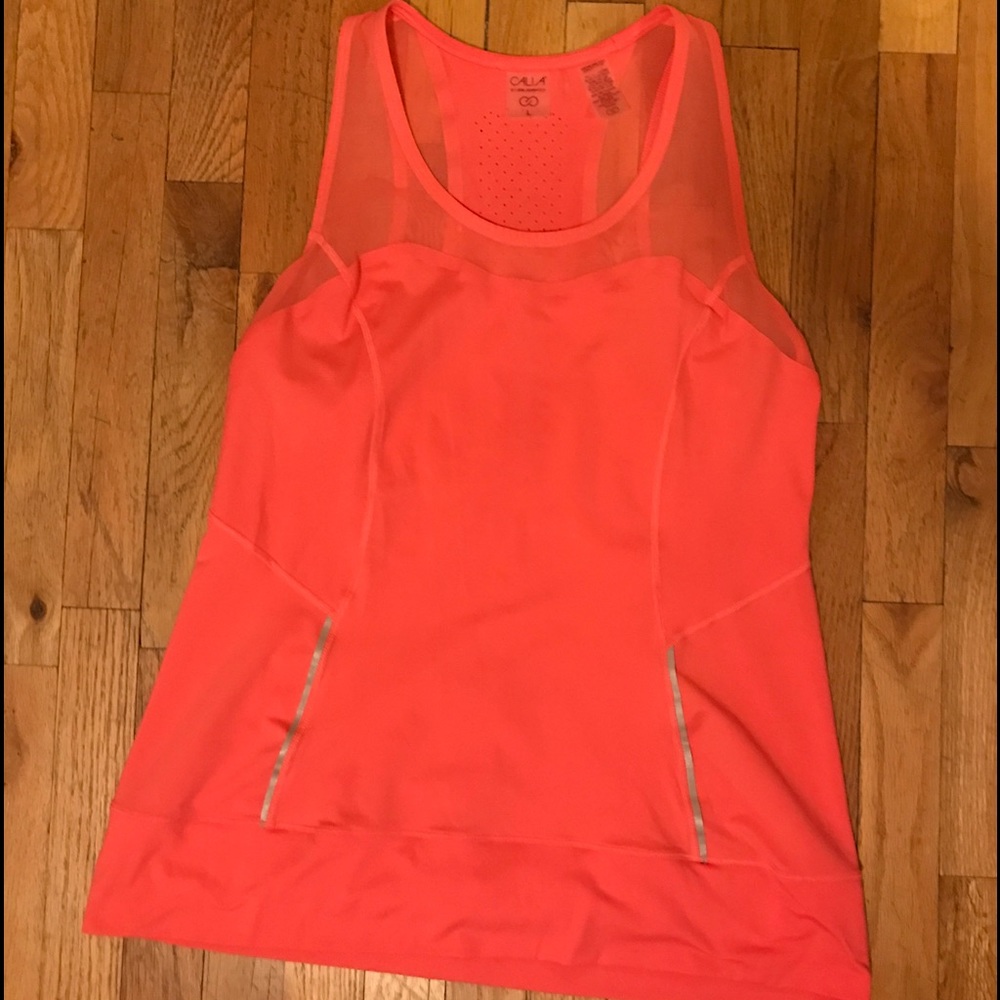 Calia by Carrie Underwood tank with mesh.