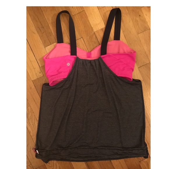 Lululemon tank with built in sports bra. - Picture 2 of 3