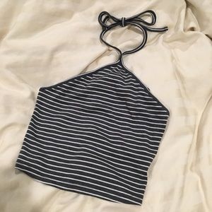 Forever 21 Halter Tie Crop Top