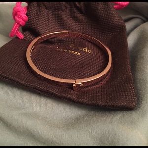 Kate spade rose gold bracelet