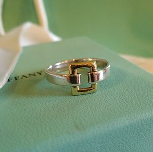 Tiffany ring size 8.5 with box and bag