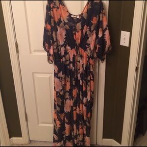 Floral maxi dress